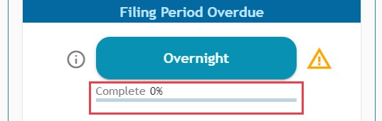 Athlete Connect complete progress bar highlighted screenshot.